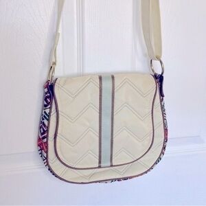Saddle Bag Ravinia Ivory Cinda B Purse